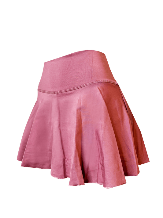 FALDA SHORT´S SUPLEX TABLEADA ROSADO